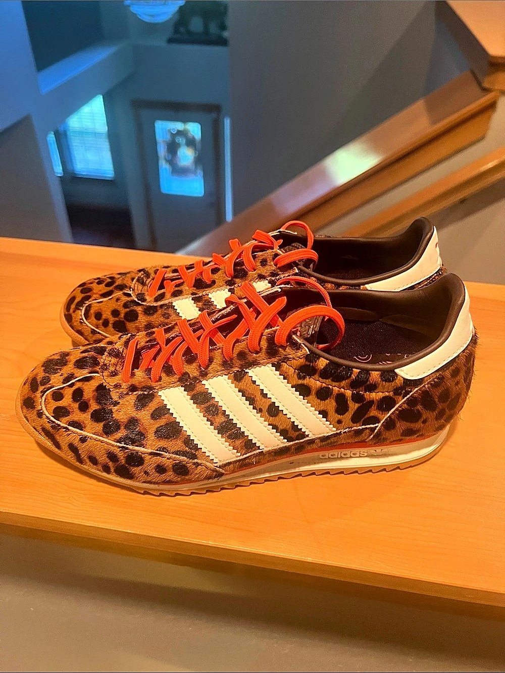 adidas Leopard Print Sneakers US 8